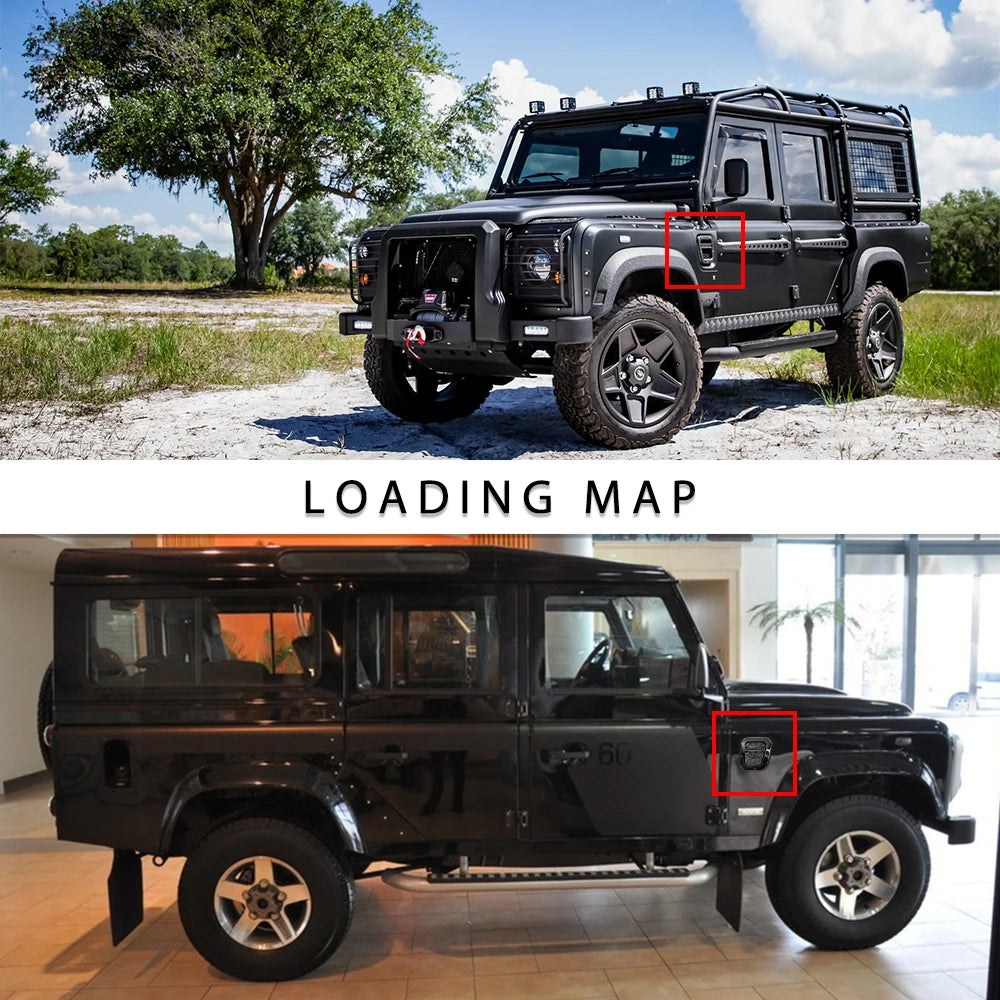 Rejillas Laterales Ventilación Coche Land Rover Defender - 2 Unidades