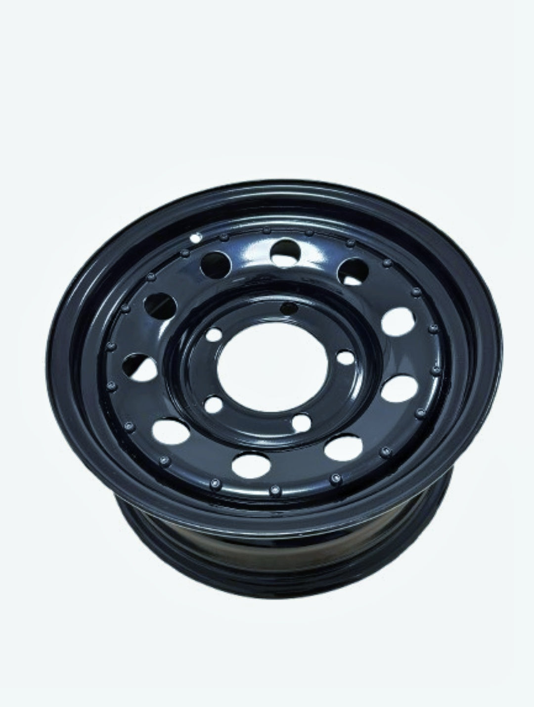 Llanta Modular Negra con brillo - 10 Agujeros - 7x16 ET08 - AG PARTS (AG1733)