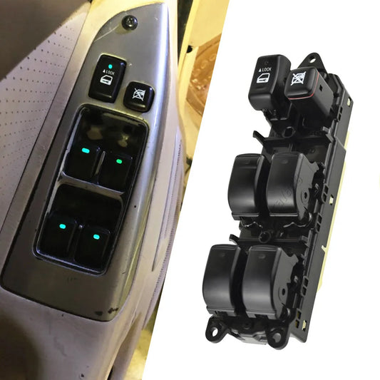 Interruptor elealunas eléctrico delantero Izquierdo Toyota Land Cruiser 120 (2003-2007) - 84040-60090