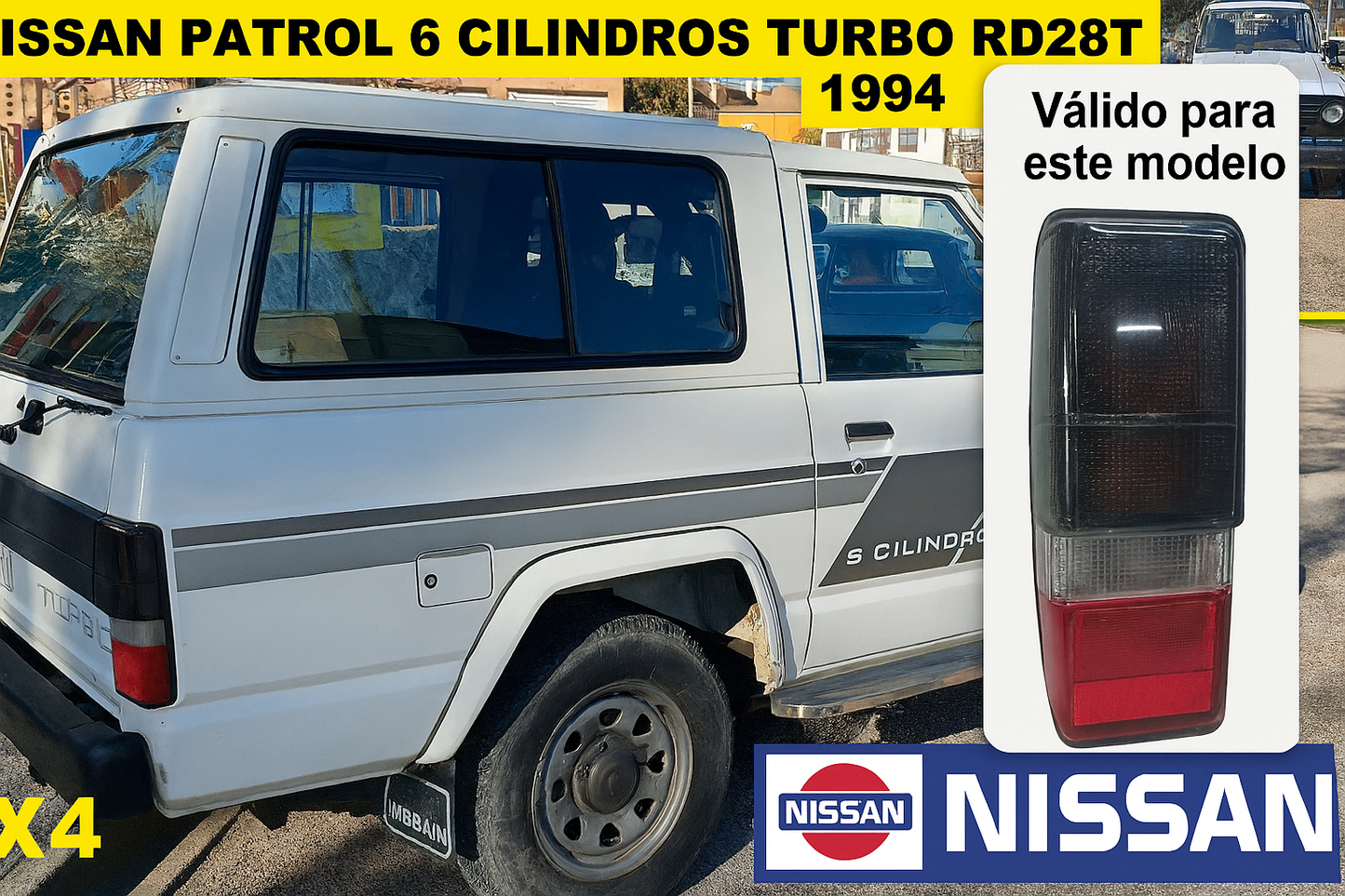 Pilotos Traseros para Nissan Patrol