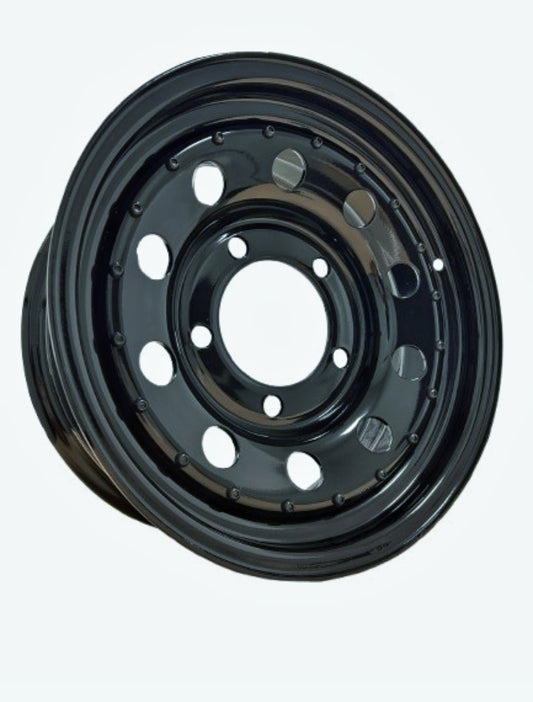 Llanta Modular Negra con brillo - 10 Agujeros - 7x16 ET08 - AG PARTS (AG1733)